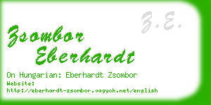 zsombor eberhardt business card